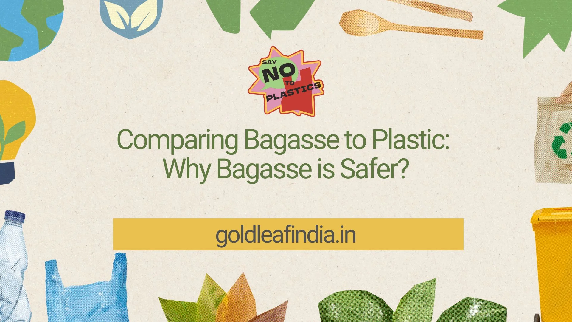 Comparing Bagasse to Plastic: Why Bagasse is Safer?